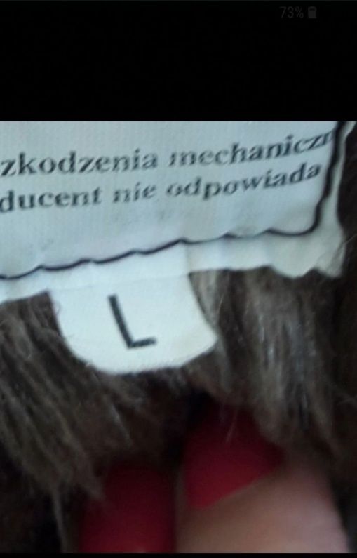Płaszcz damski ciepły typu futro ekoskóra