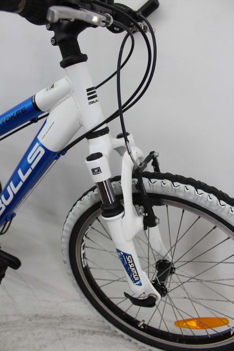 Piękny ALU Rower Dziecięcy "BULLS" Koła 20" 18 biegów