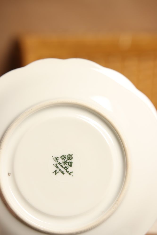 Zestaw śniadaniowy filiżanka Rosenthal porcelana lata 30.