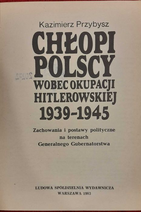 Chłopi polscy wobec okupacji hitlerowskiej