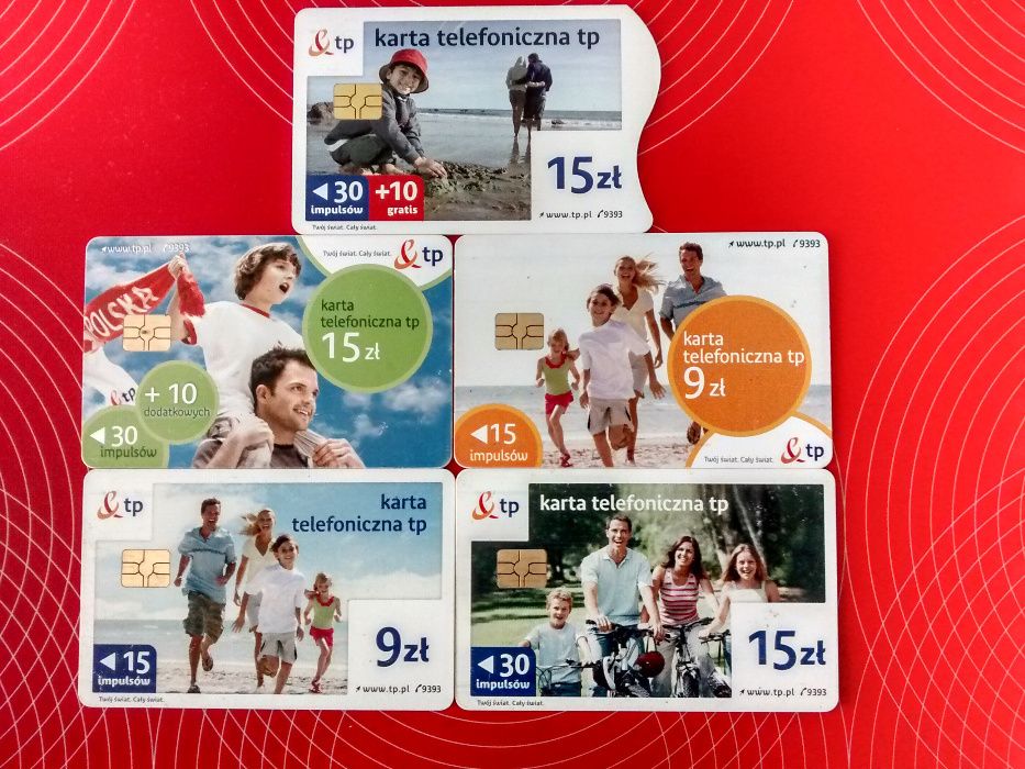 Karty telefoniczne TP czipowe