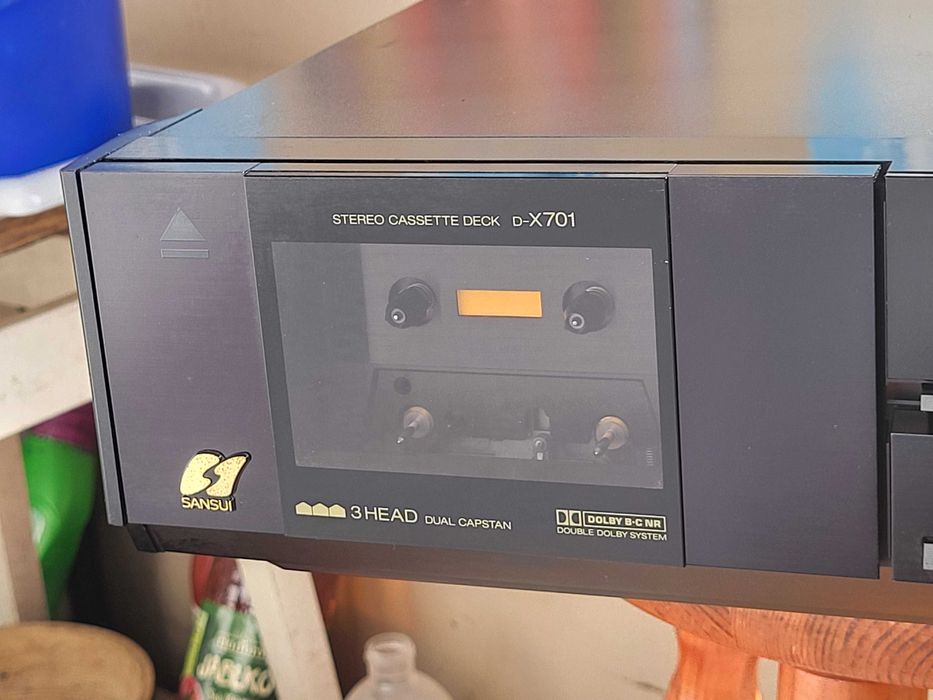 Magnetofon kasetowy Sansui D-X701 3HAT Dual-Capstan