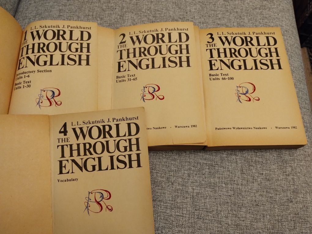 J. Angielski The World Through English tom 1-4 L. L. Szkutnik J. Pa