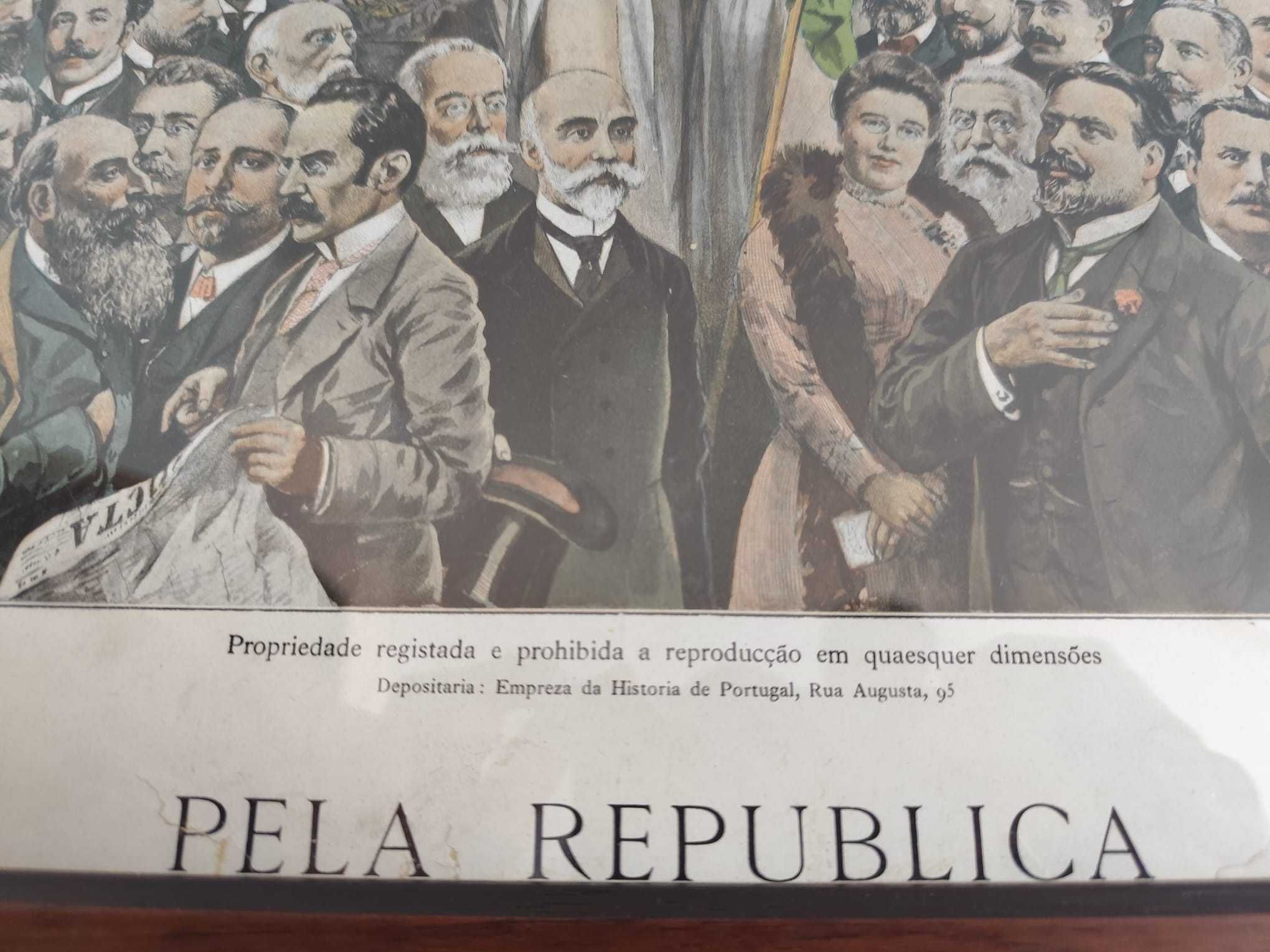 Conjunto de 2 cartazes (República e Monarchia)