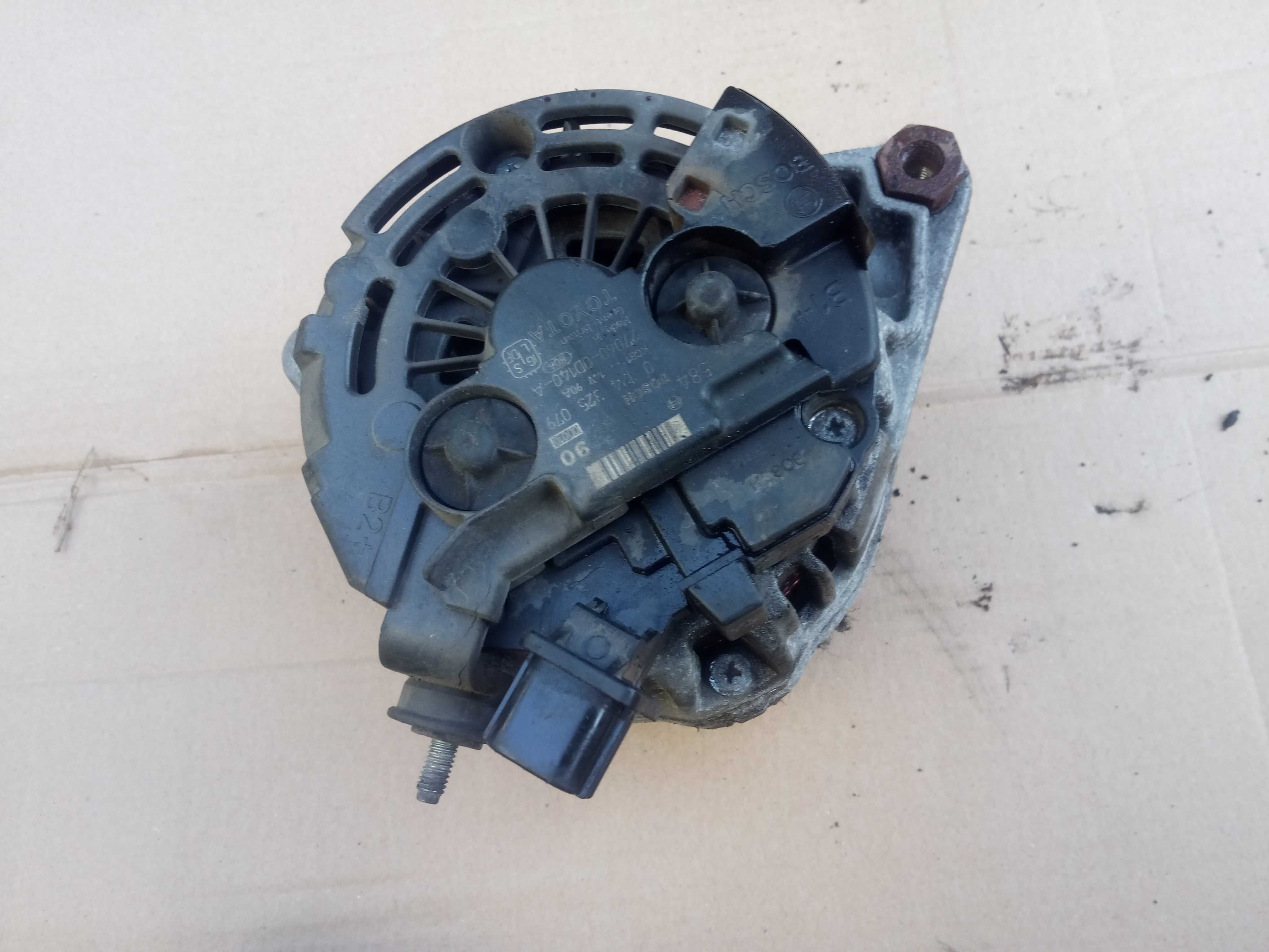 Toyota avensis t25 03-08 alternator 1,8 vvti 129km