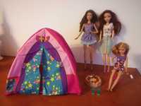 Namiot dla Barbie z lalkami