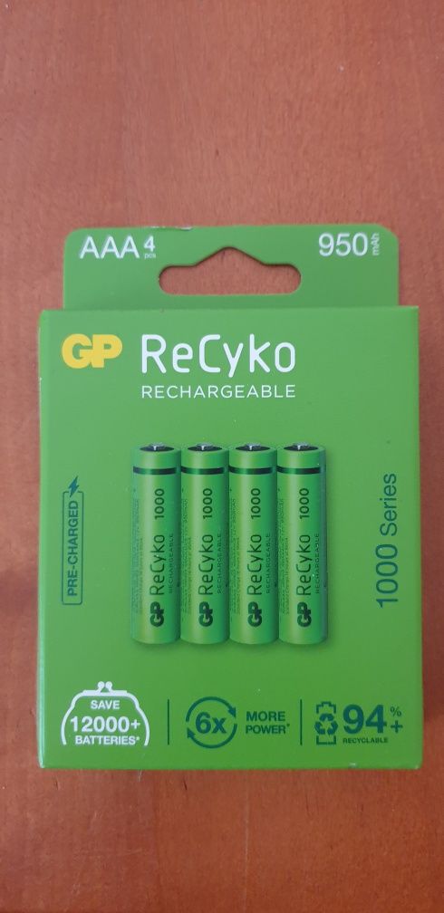 Акумулятори GP Recyko AA , AAA ( низькорозрядні )