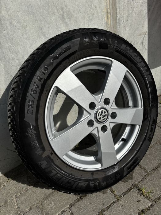 4x felgi aluminiowe 16” z oponami zima 215/60 99H Michelin Alpin