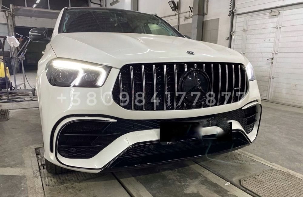 Обвес AMG Gle 63 Coupe передний бампер задний решетка