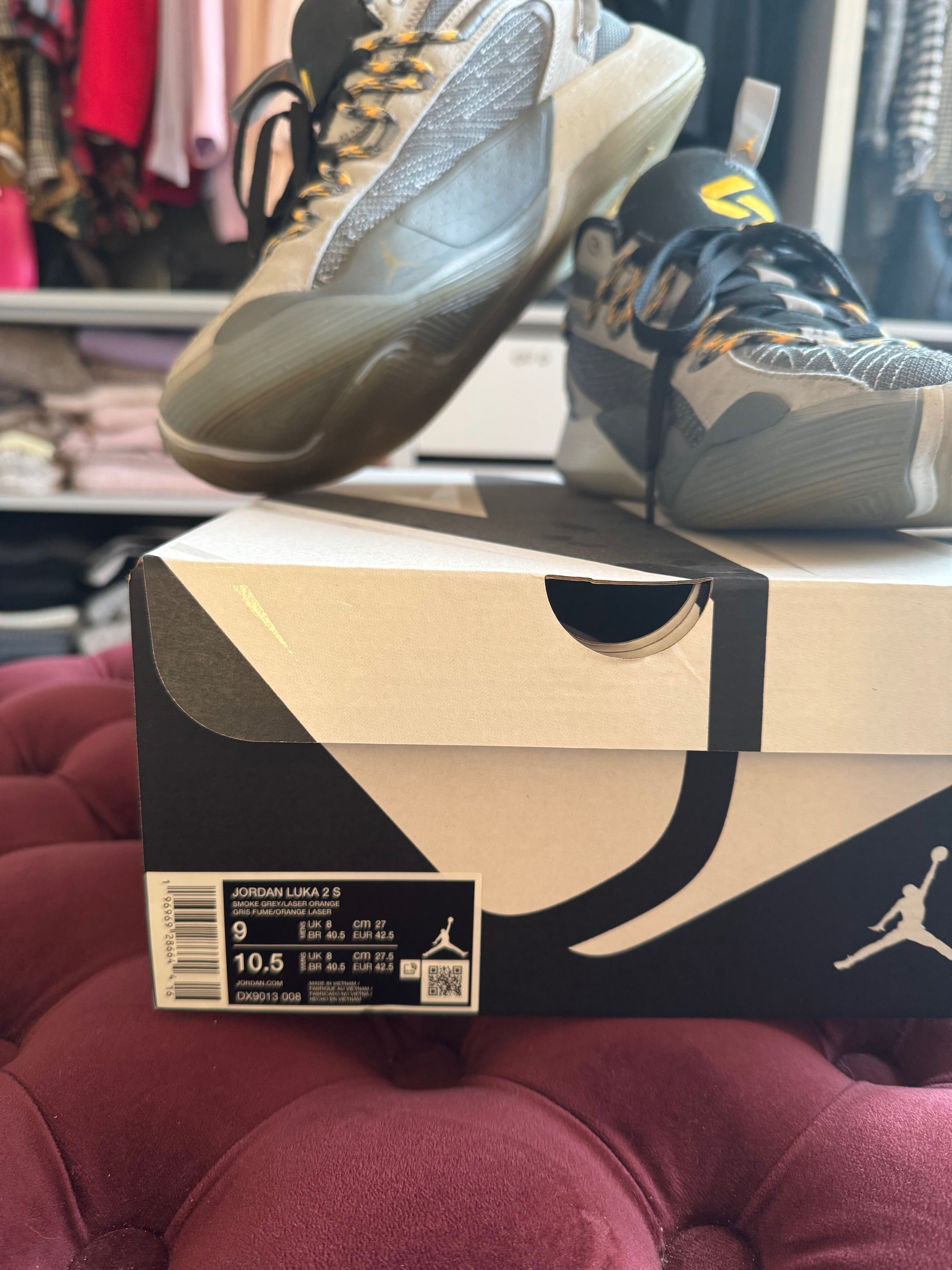 Jordan Luka 2S smoke grey roz. EUR42,5/27cm rok gwarancji