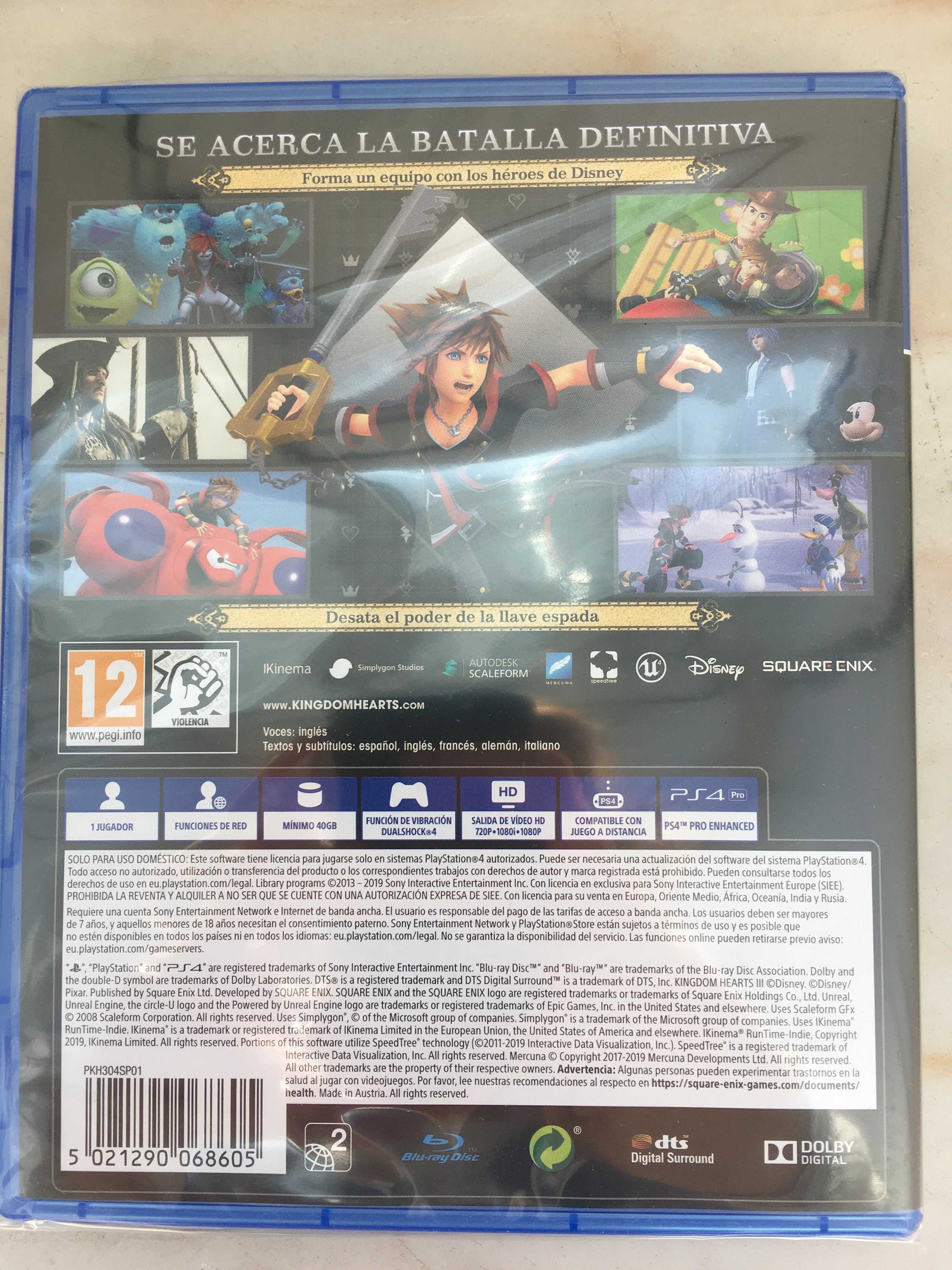 Jogo Kingdom Hearts III - PlayStation 4