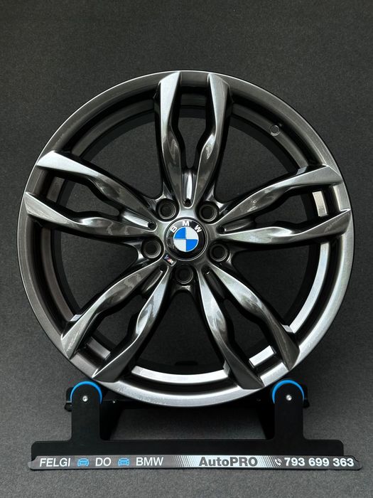 ORYGINALNE FELGI BMW 20 5x120 8.5j ET33 9j ET44 Styling 434 F10 F11 F12 F06 M pakiet F30 F32 X3 E83 F01 performance xDrive grafit chrome