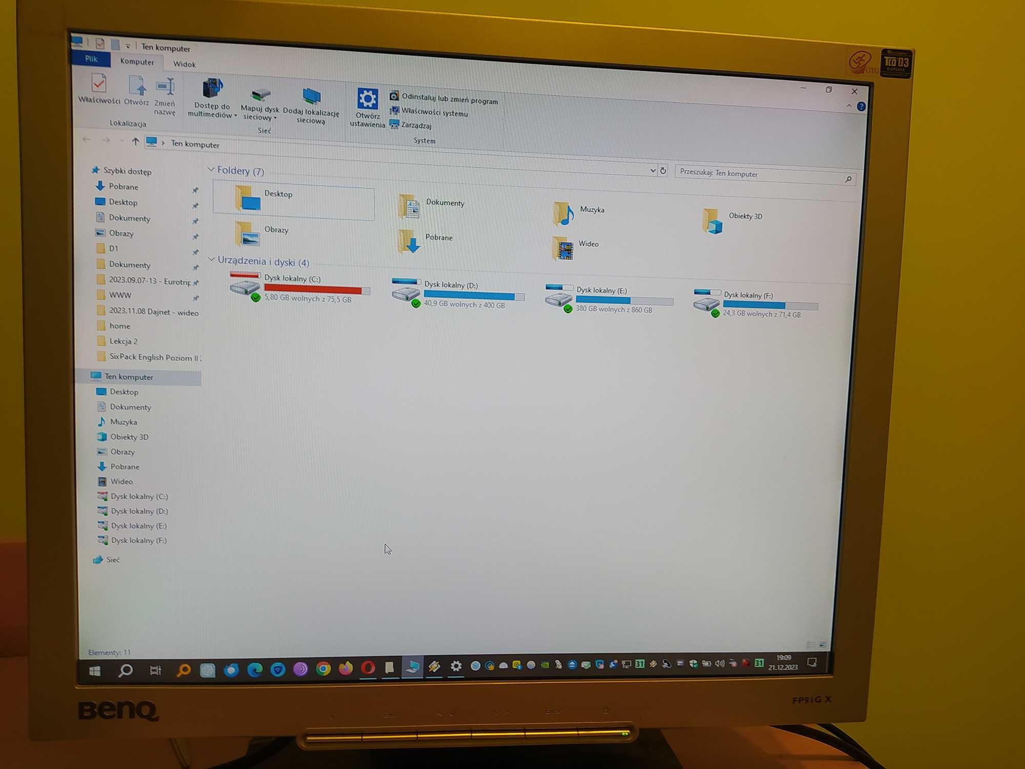 Monitor Benq Q9t4
