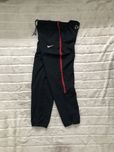 NIKE VINTAGE (M-L) спортивные штаны мужские на манжете темно-синие ори