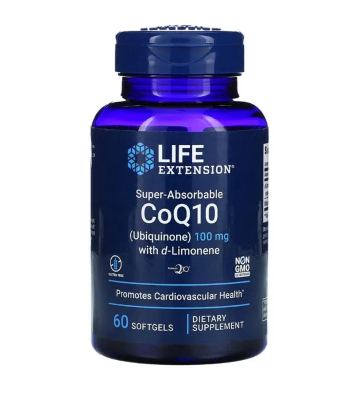 Super-Absorbable CoQ10 
коэнзим Q10 (убихинон) с d-лимоненом