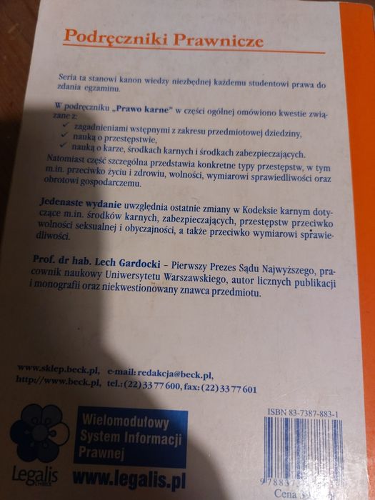 Prawo karne Lech Gardocki