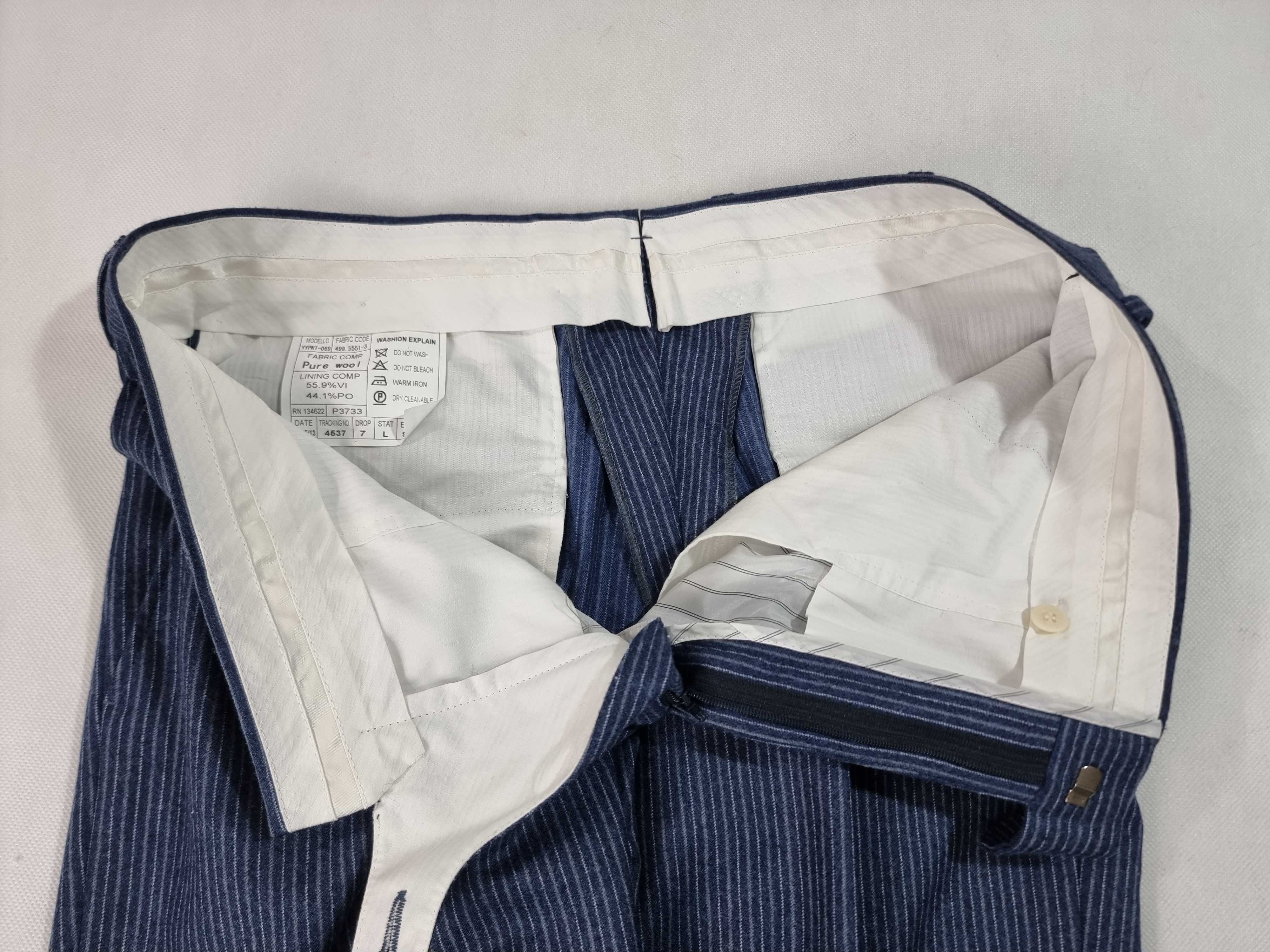 2-częściowy, wełniany, niebieski garnitur SuitSupply, SuSu 120's, L/98