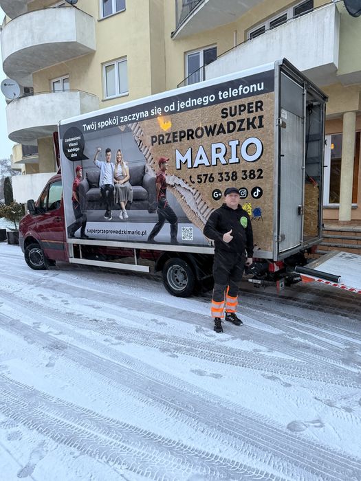 Przeprowadzki Transport  Utylizacja mebli Auto z windą  Bydgoszcz