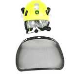 Kask Ochronny GREEN DEVIL 3w1 z Wizjerem i Nausznikami, EN 397