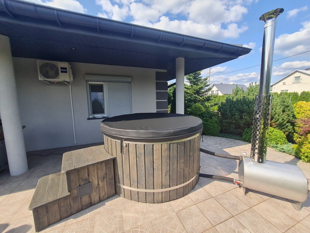 Jacuzzi ogrodowe HOT TUBE gorąca beczka z masażem