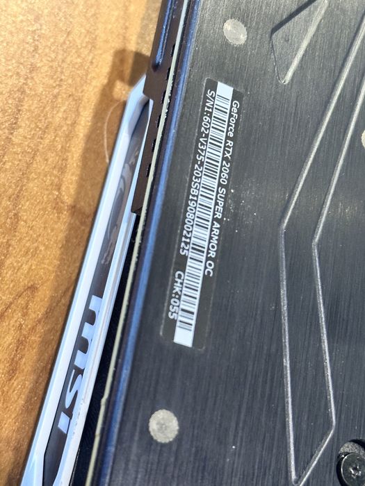 Karta graficzna RTX 2060 SUPER 8gb MSI
