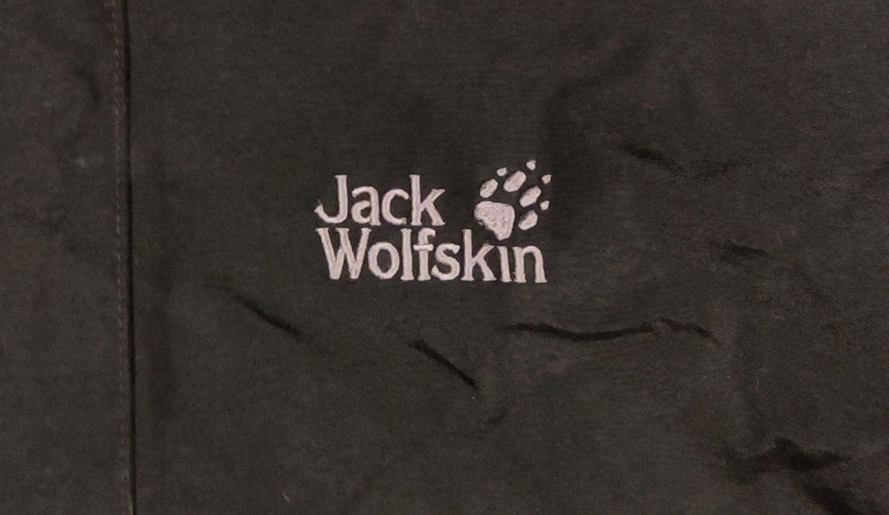 Jack Wolfskin Texapore męska czarna kurtka z kapturem w rozmiarze L