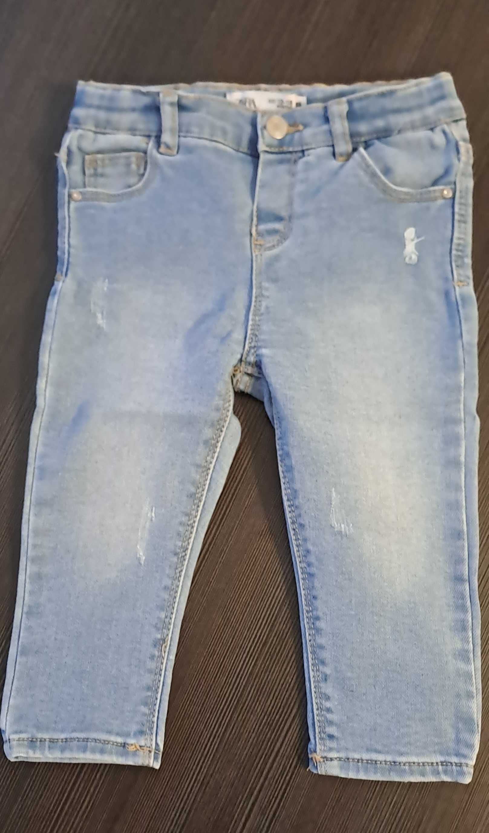 Spodnie jeansowe marki Zara rozmiar 86