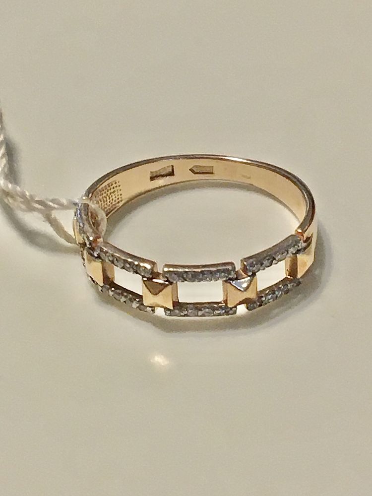 Женское золотое кольцо 585 пробы