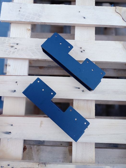 Nogi metalowe do szafki, fotela, wersalki 2szt czarne