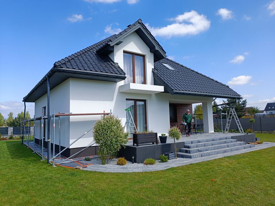 Docieplenia Elewacje budynków.  Wykończenia wnętrz