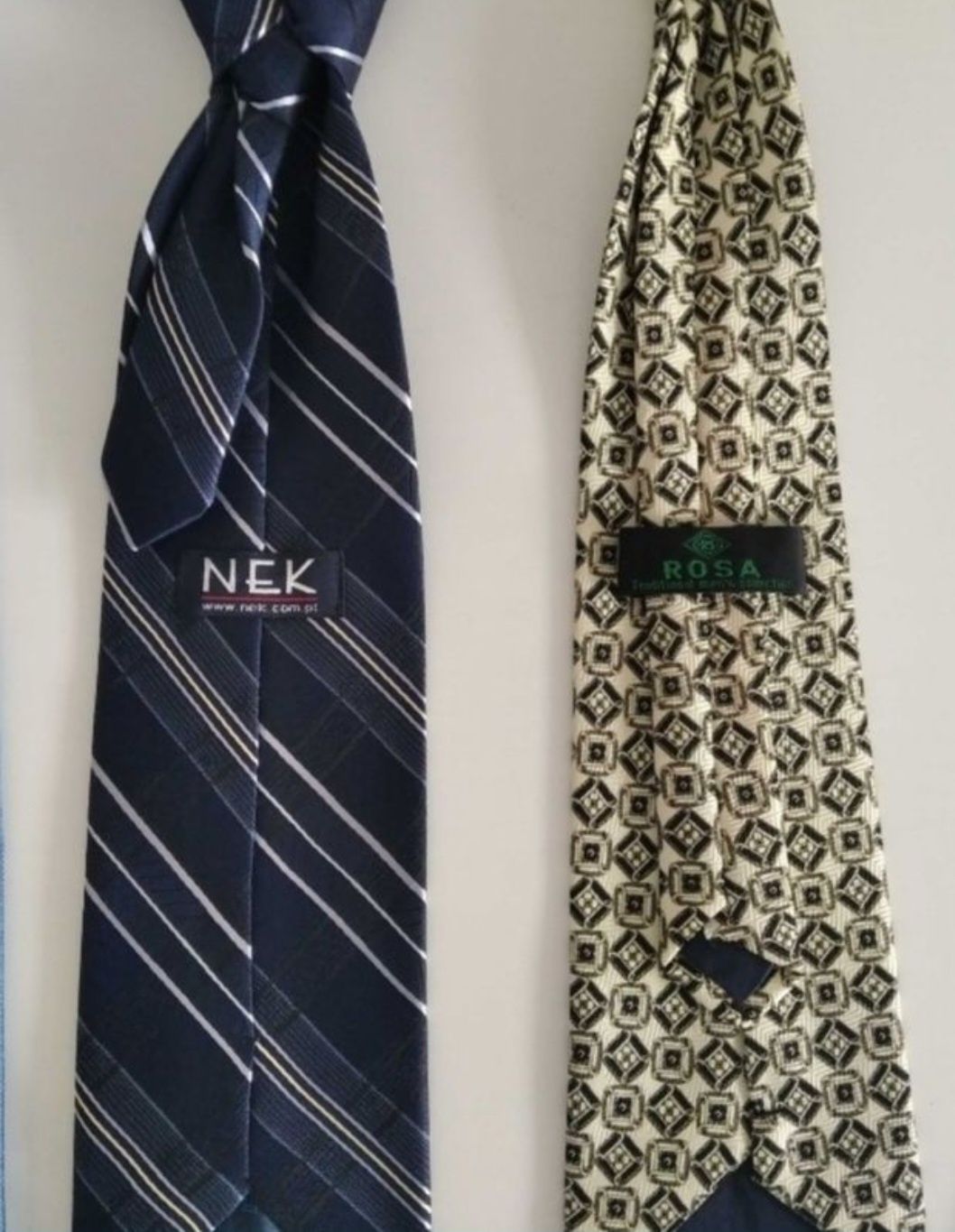 Krawaty dwie sztuki