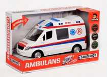 karetka pogotowie metal ambulans dźwięk drzwi led