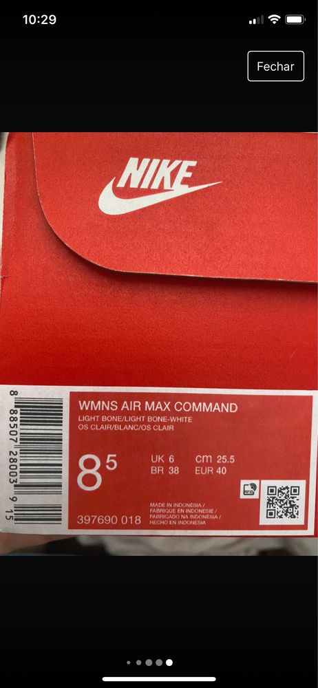 Satatilhas Nike AirMax comand