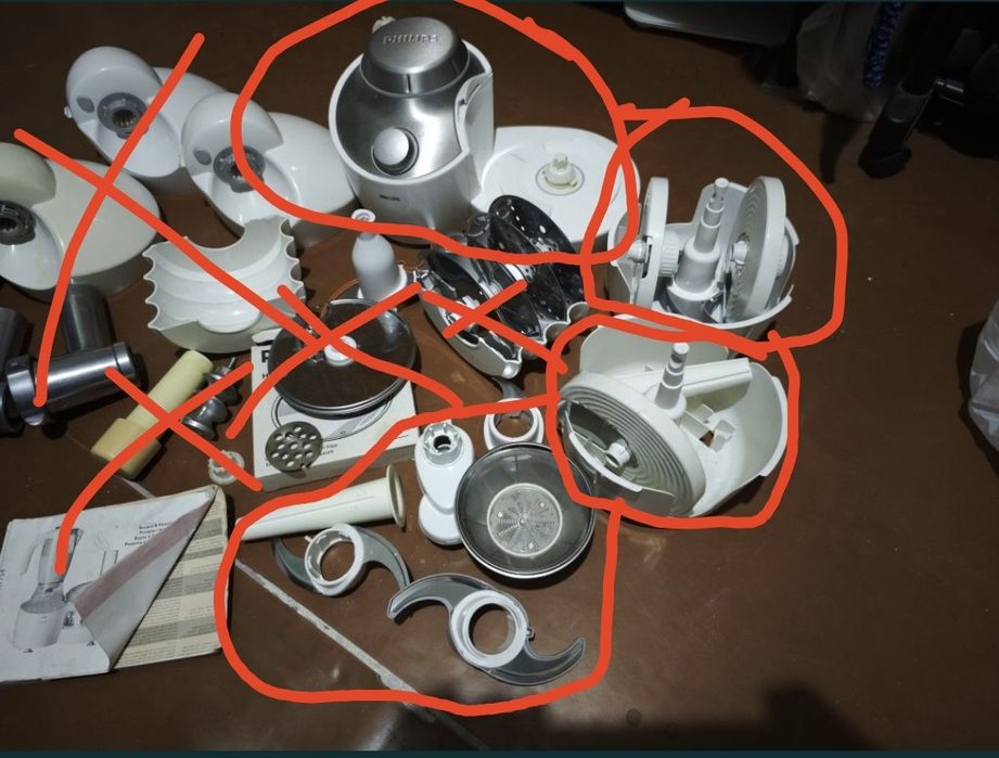 Моторный блок на Комбайн Philips HR7768.
