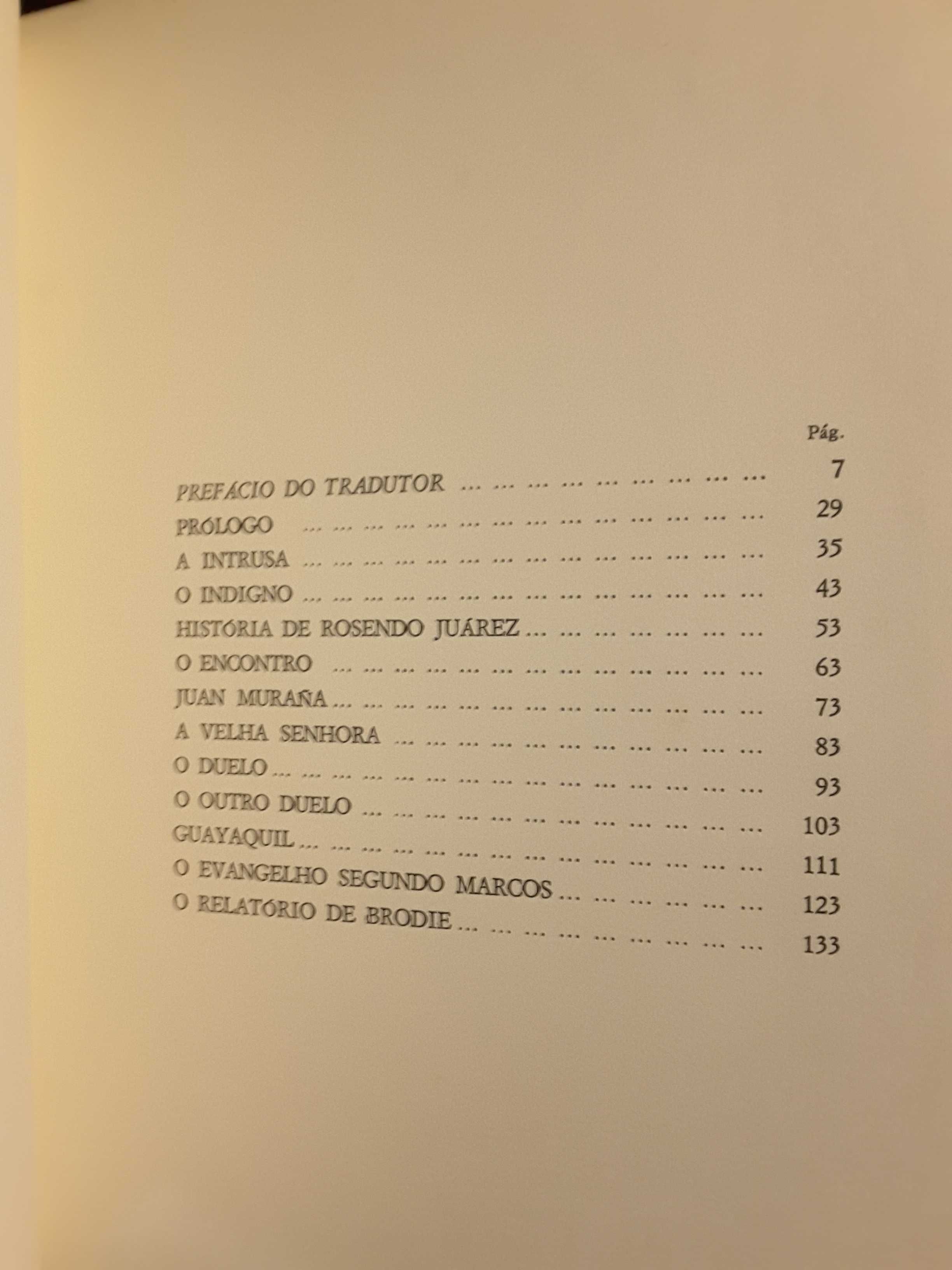 A. Tabucchi / Rigoni Stern / Andrés Pascual / Jorge Luis Borges