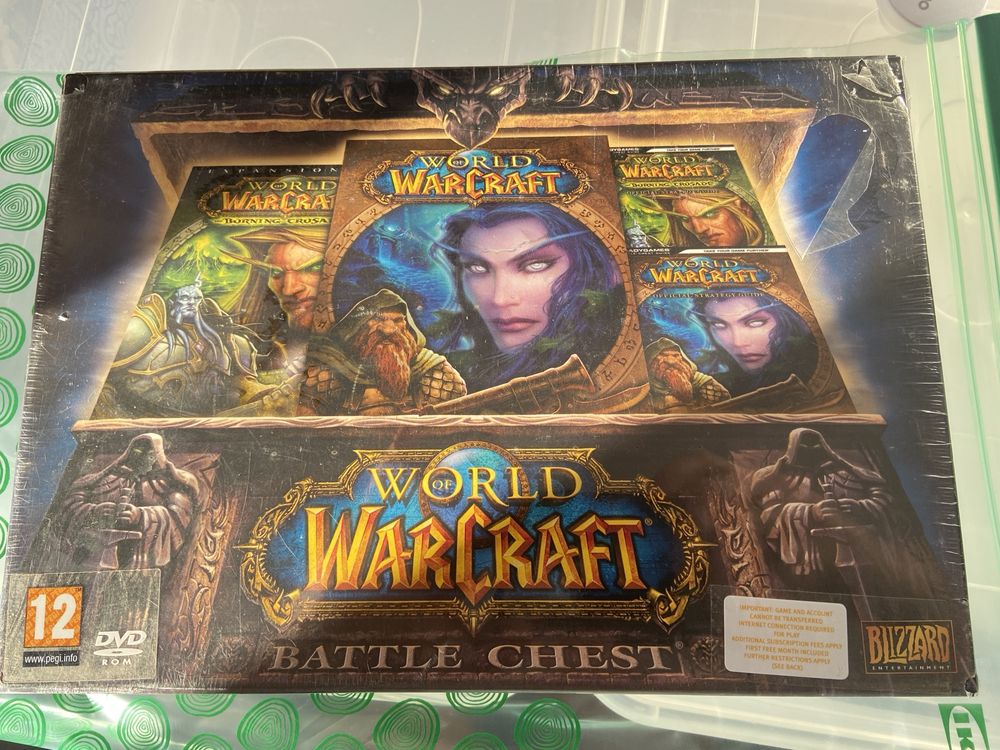 World of warcraft battle chest nowa folia retro kolekcja big BOX