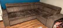 Rozkładana sofa narożna