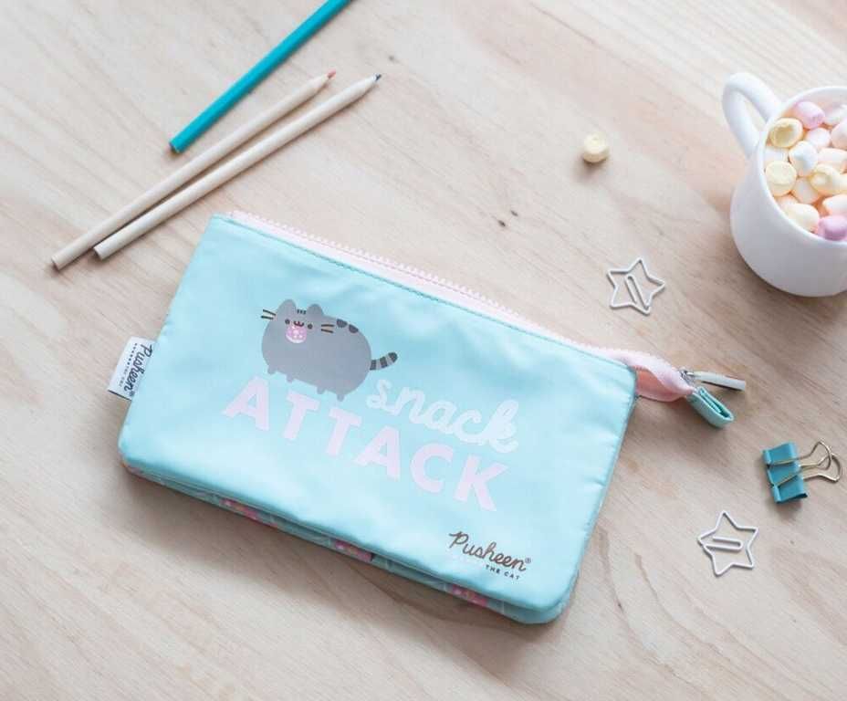 Piórnik szkolny saszetka kosmetyczka kot Pusheen