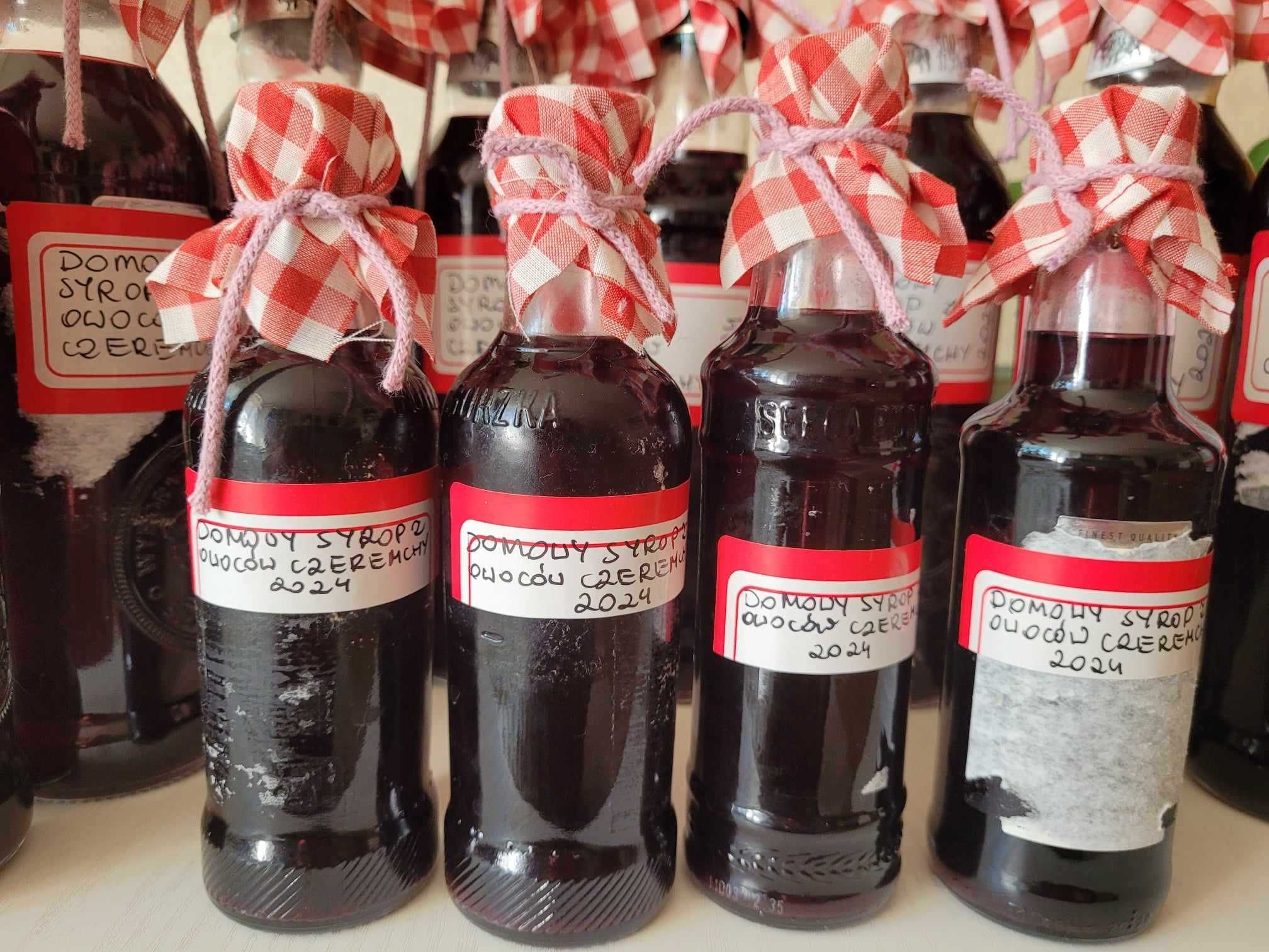 Domowy syrop z owoców dzikiej czeremchy 200 ml