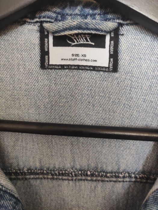 Джинсовый пиджак,Украинского бренда Staff!Размер xs.