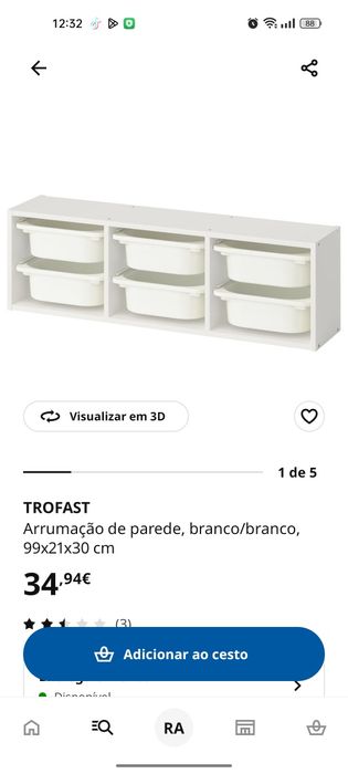 Armário de Arrumação ikea