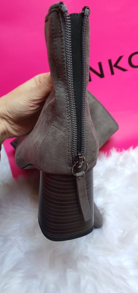 Nowe botki buty Dorothy Perkins rozmiar 41 8 szare