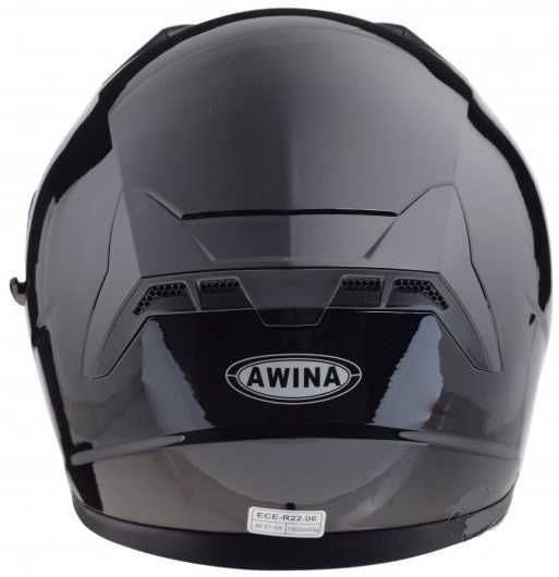 KASK Otwarty Motocyklowy Jet CZARNY Skuter Motor ECER 06 BLENDA XS-XL