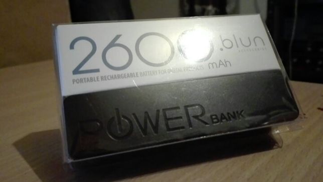 POWERBANK 2600mah czarny -nowy
