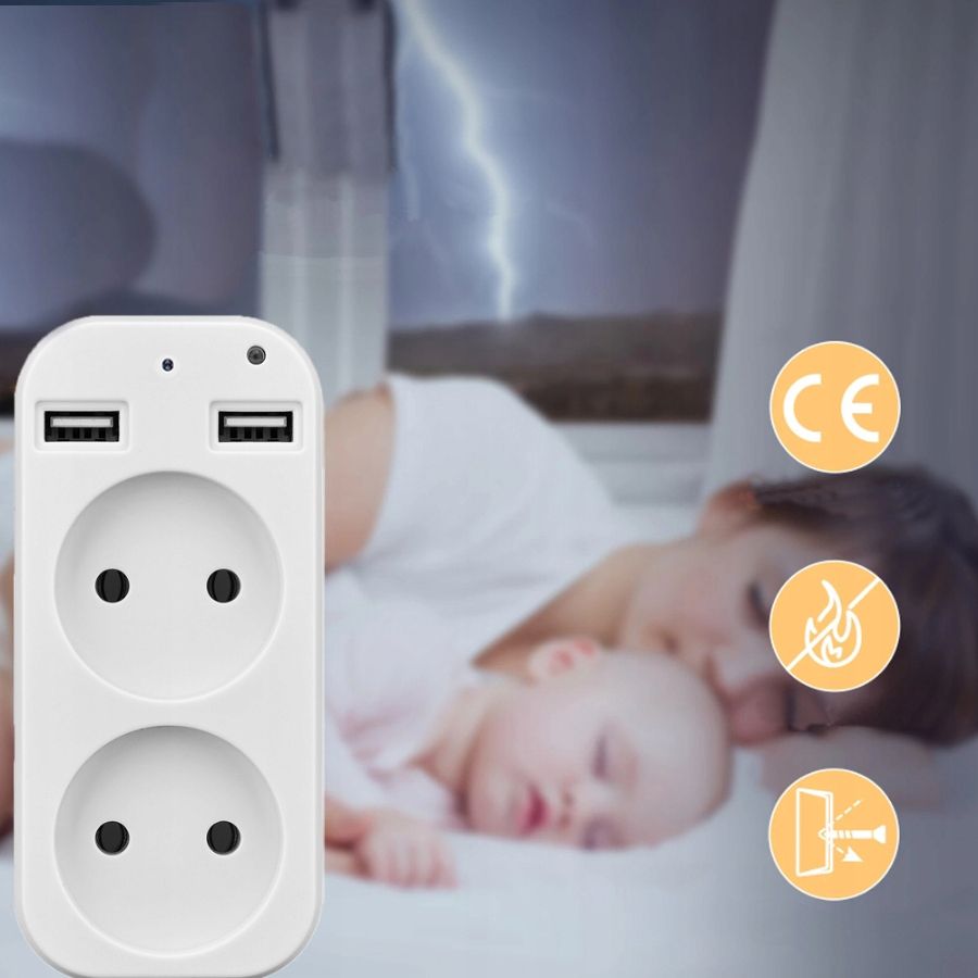 Ukryta Mini Kamera w Rozgałęźniku Adapterze FULL HD Wifi