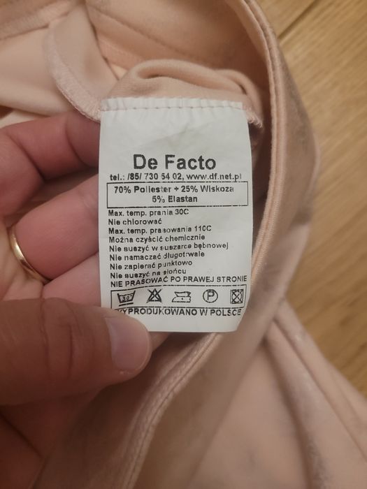 Komplet damski garsonka De Facto pudrowy roż L/40