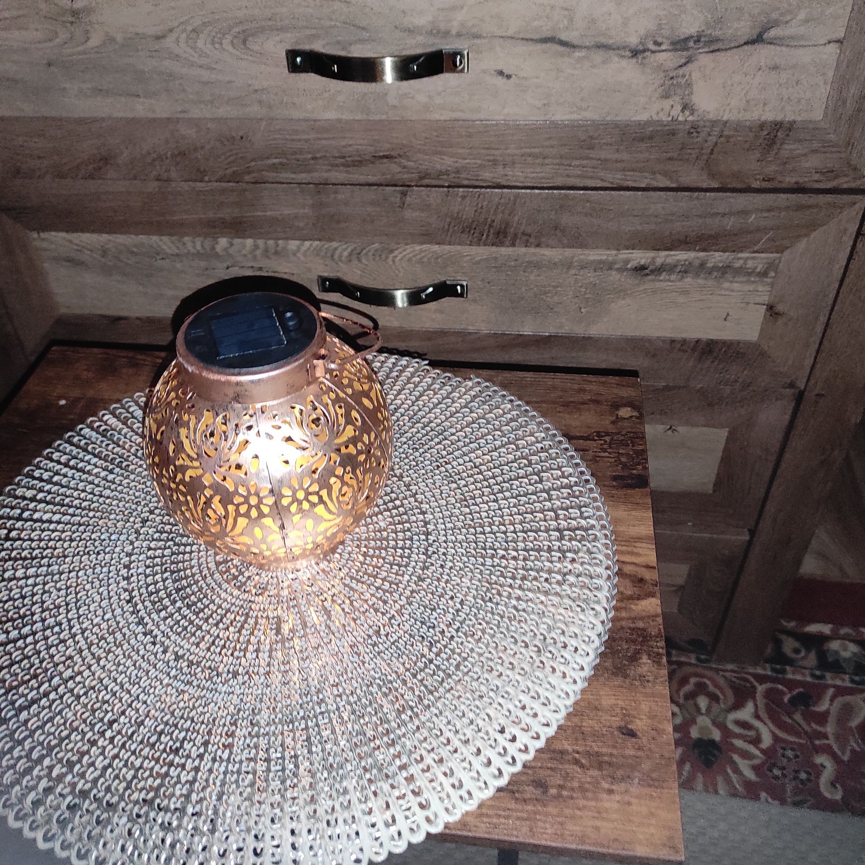 Lampa solarna metalowa led