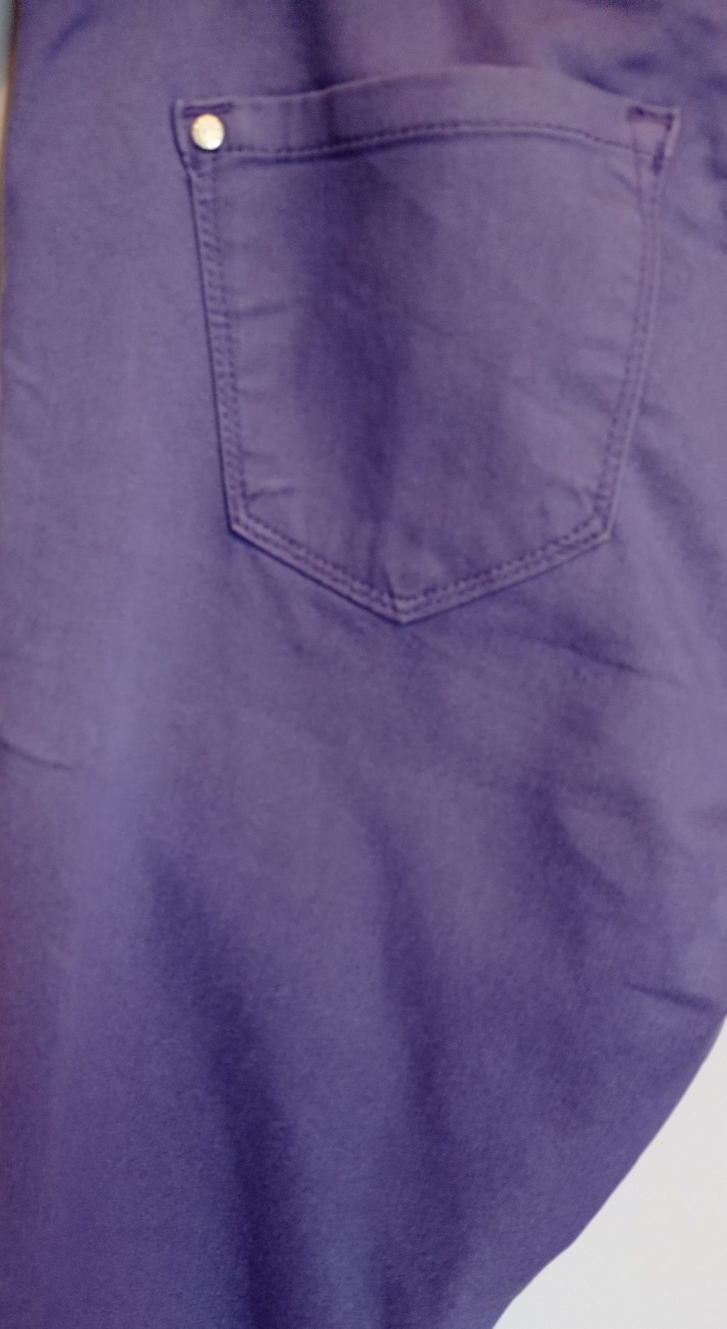 TopShop Moto fioletowe liliowe spodnie damskie, rurki, W28 L32