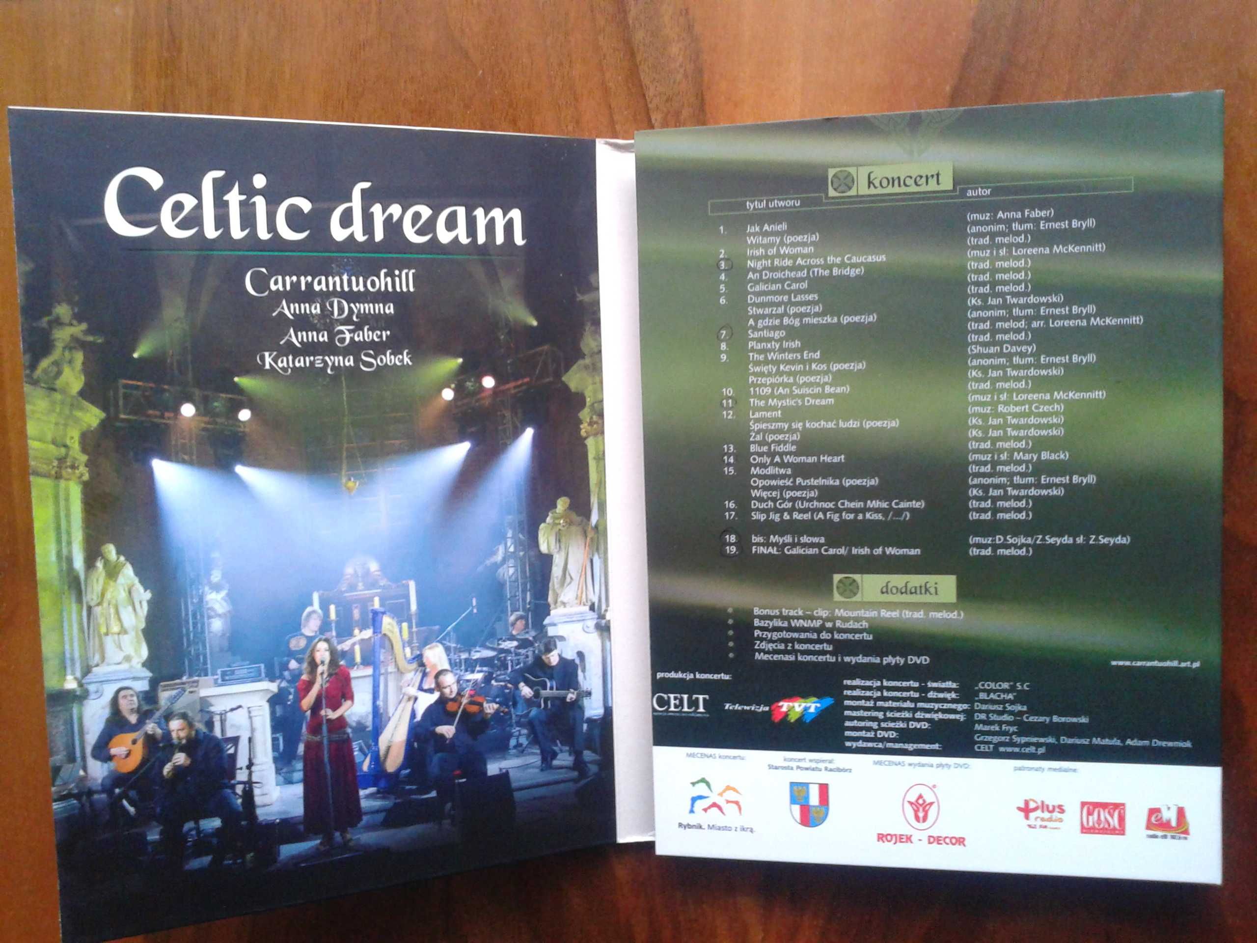 Płyty DVD (box 2 szt.) "Celtic Dream" Carrantuohill