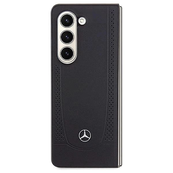 Etui Mercedes Leather Urban na Samsung Galaxy Z Fold 5 - czarne